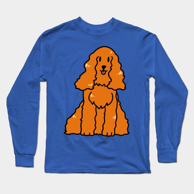 Cocker Spaniel Long Sleeve T-Shirt by saradaboru